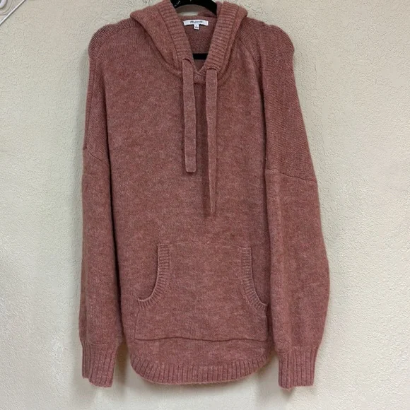 Madewell Wilmington dusty rose Hoodie Sweater size large - Picture 2 of 7